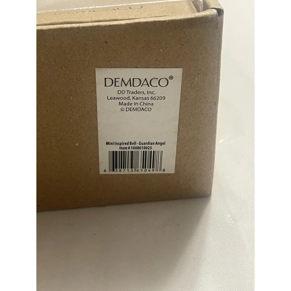 Demdaco Mini Inspired Bell Guardian Angel Ornament with Box
